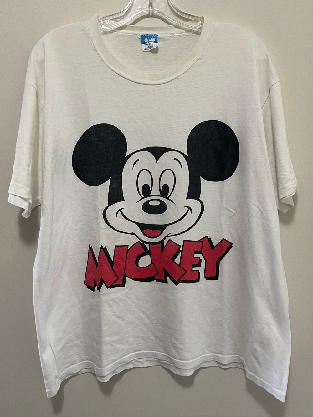 Vintage 90s Disney Character Fashions Mickey Mouse Graphic Tee Single Stitch
